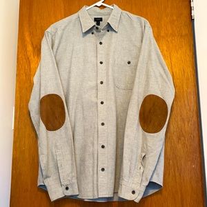 Pristine Felted J Crew Dress Shirt w/ Elbow Pads